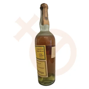 Botella de Chartreuse amarillo elaborado en Tarragona promocional del "Brandy CAR" - Image 2
