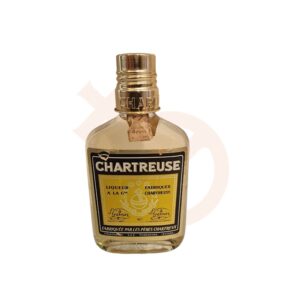 Petaca de Chartreuse amarillo fabricada en Tarragona