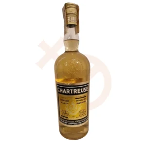 Botella de Chartreuse amarilla fabricada en Tarragona